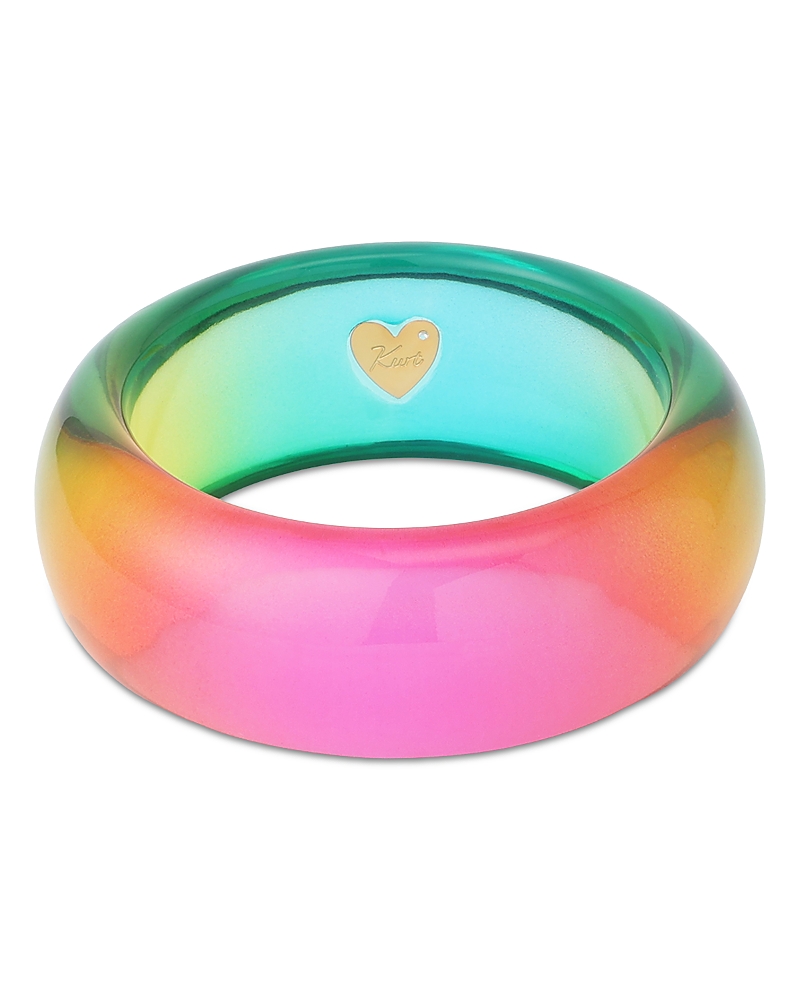Kurt Geiger London Rainbow Ombre Resin Bangle Bracelet