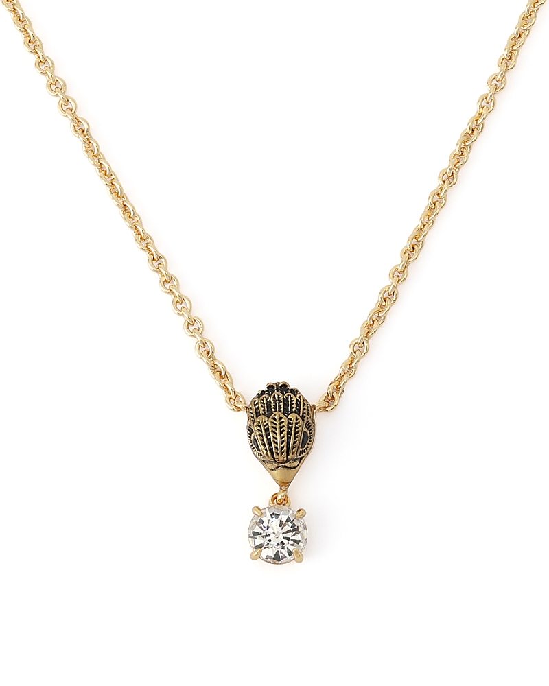 Kurt Geiger London Signature Eagle Stone Pendant Necklace, 16-18 · OS