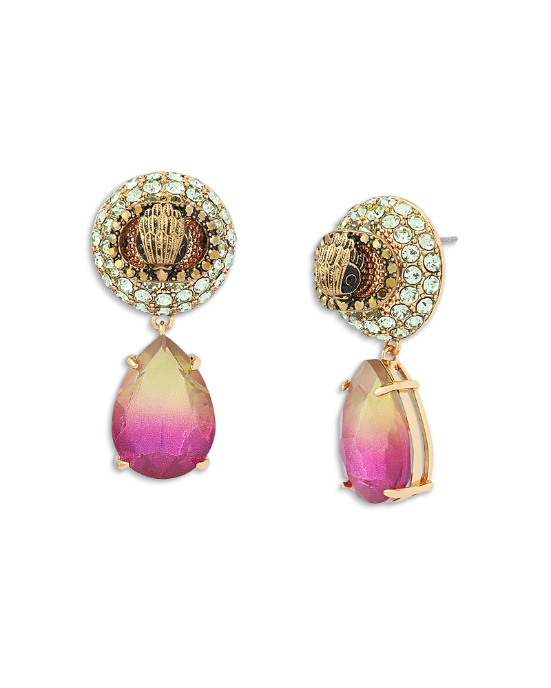 Kurt Geiger London Signature Chelsea Eagle Pave Drop Earrings