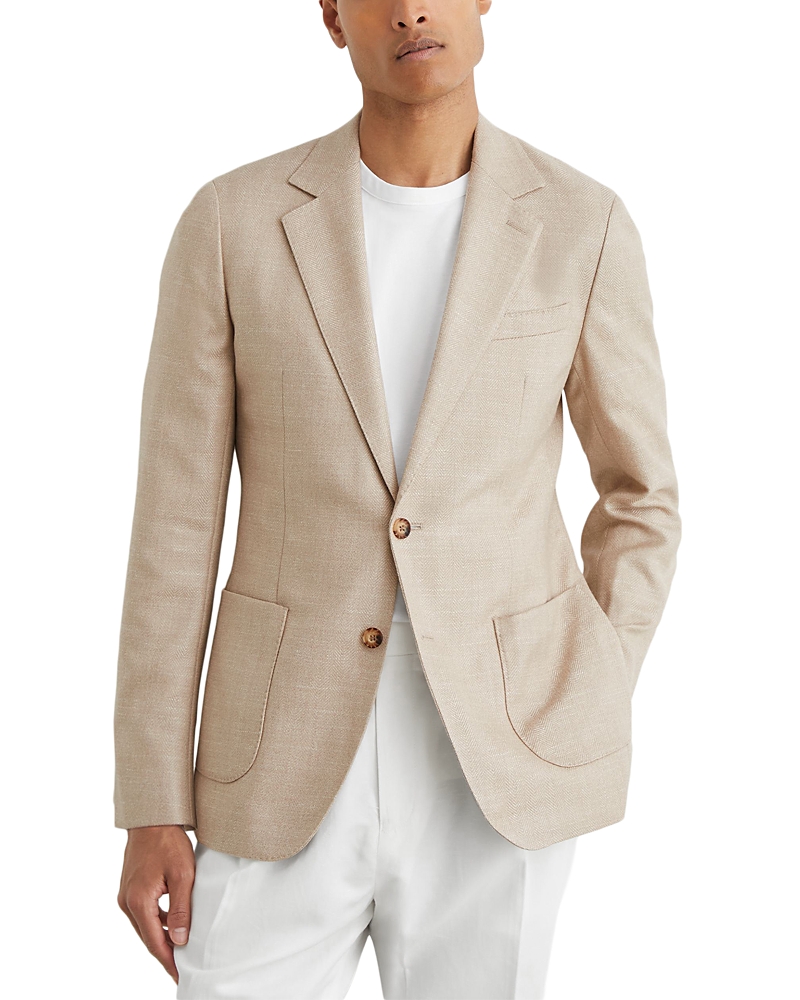 Reiss Pelmet Herringbone Blazer