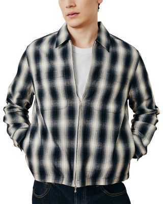Zocalo Flannel Blur Zip Cotton Jacket