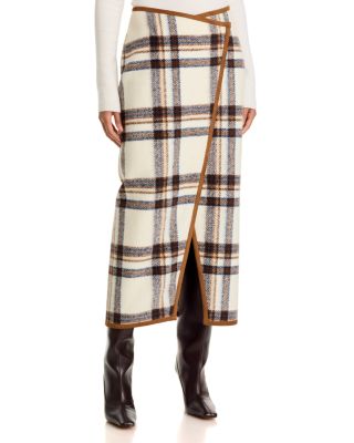 Leia Printed Wrap Skirt