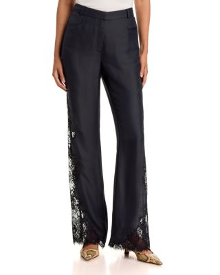 Priya Lace Inset Flare Pants
