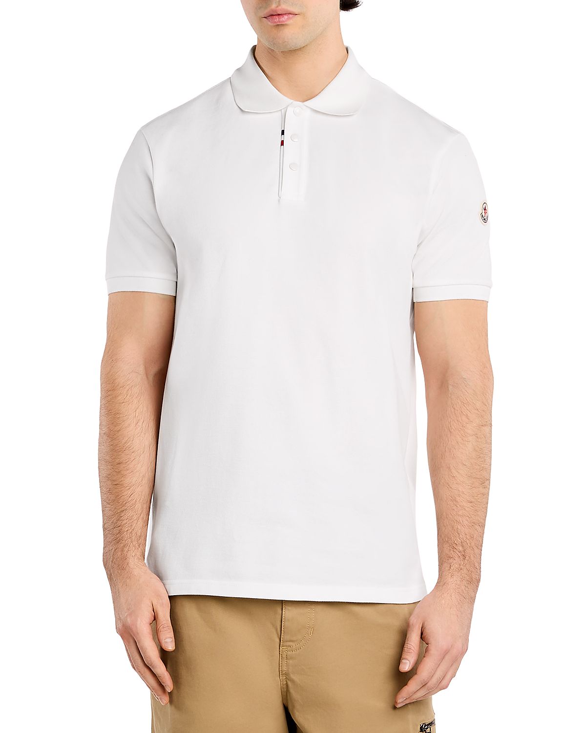 Moncler Cotton Short Sleeve Polo Shirt