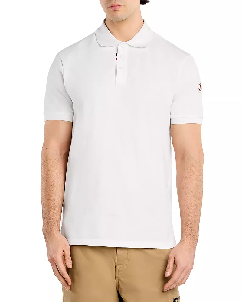 Moncler Cotton Short Sleeve Polo Shirt