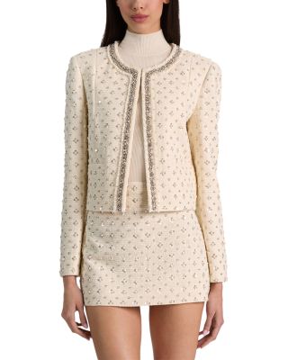 Thomasina Cropped Embellished Jacket