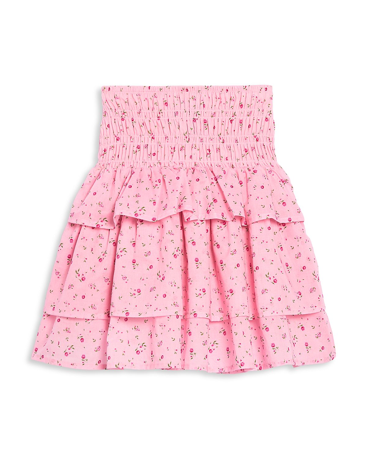 Aqua Girls' Cotton Eyelet Tiered Skirt, Big Kid - Exclusive
