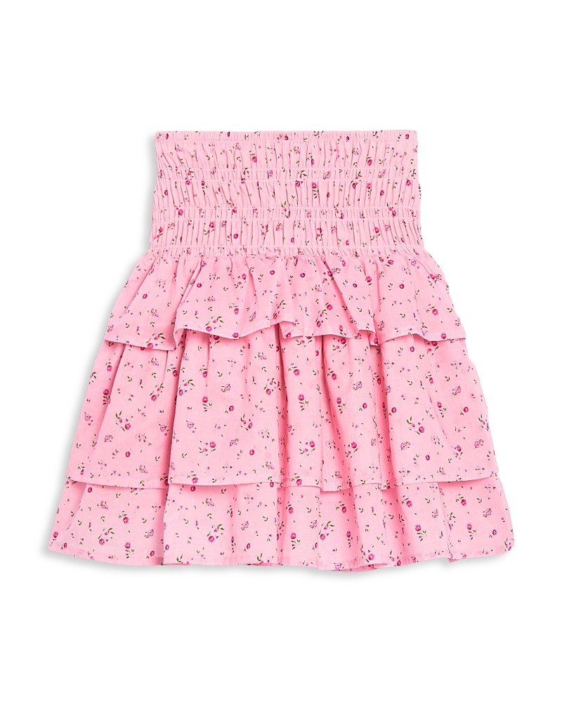 Aqua Girls' Cotton Eyelet Tiered Skirt, Big Kid - Exclusive