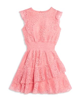 Girls' Sleeveless Ruffled Mini Dress, Big Kid - Exclusive