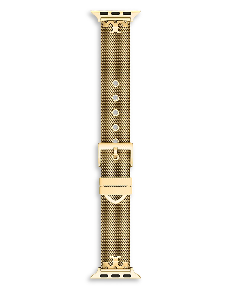 Tory Burch Kira Gold-Tone Stainless Steel Mesh Band for Apple Watch, 38-46mm