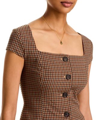 Diana Textured Square Neck Top - thumbnail 4