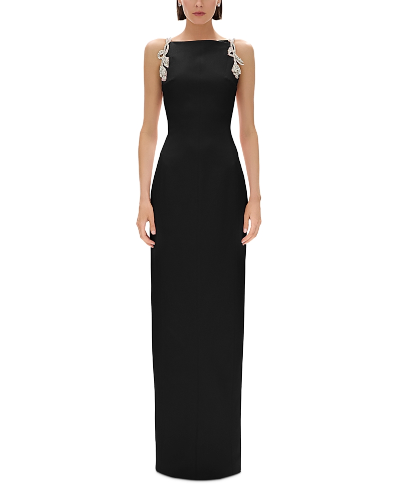 Rachel Gilbert Oryx Embellished Column Gown