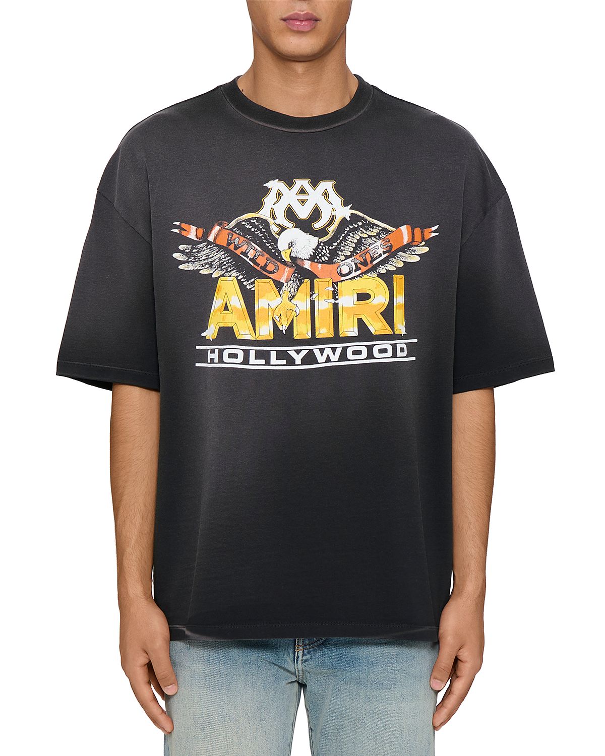 amiri Always First Cotton Logo T-Shirt