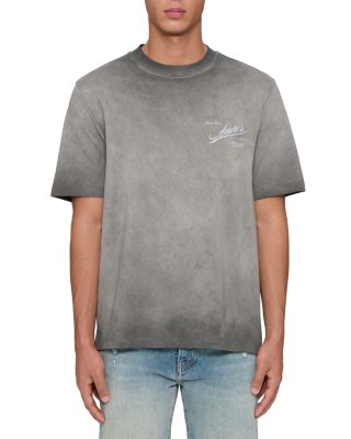 Logo Patch Crewneck Cotton T-Shirt
