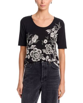 The Janie Favorite Scoop Neck Fitted Tee