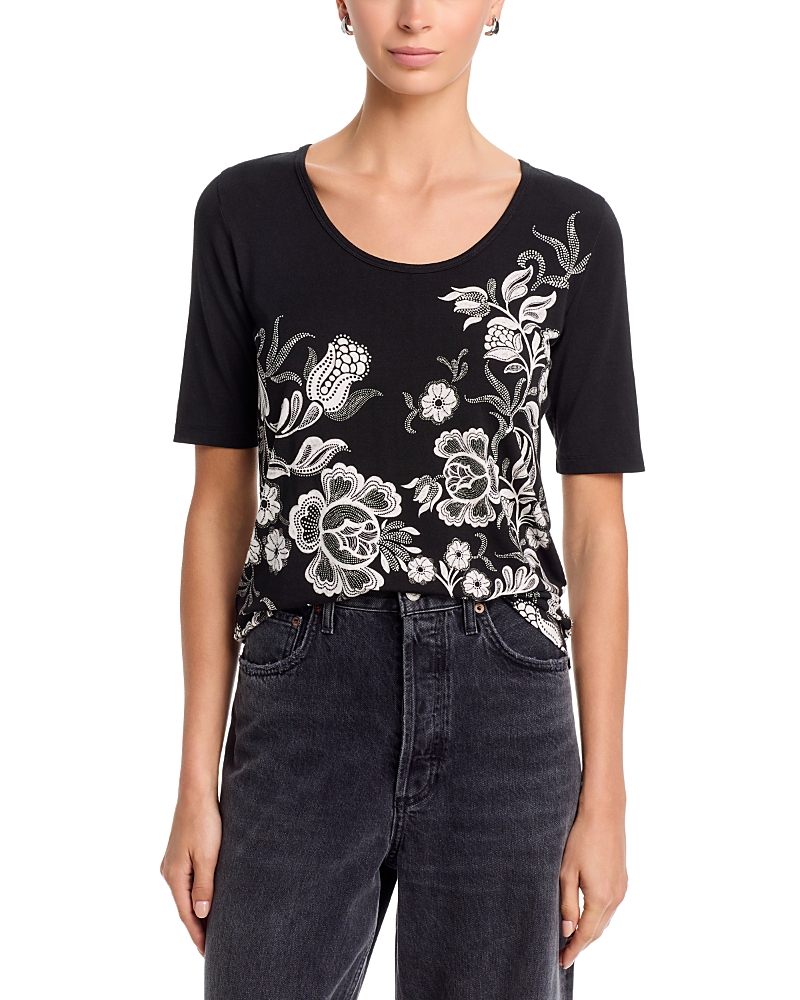 Johnny Was The Janie Favorite Scoop Neck Fitted Tee