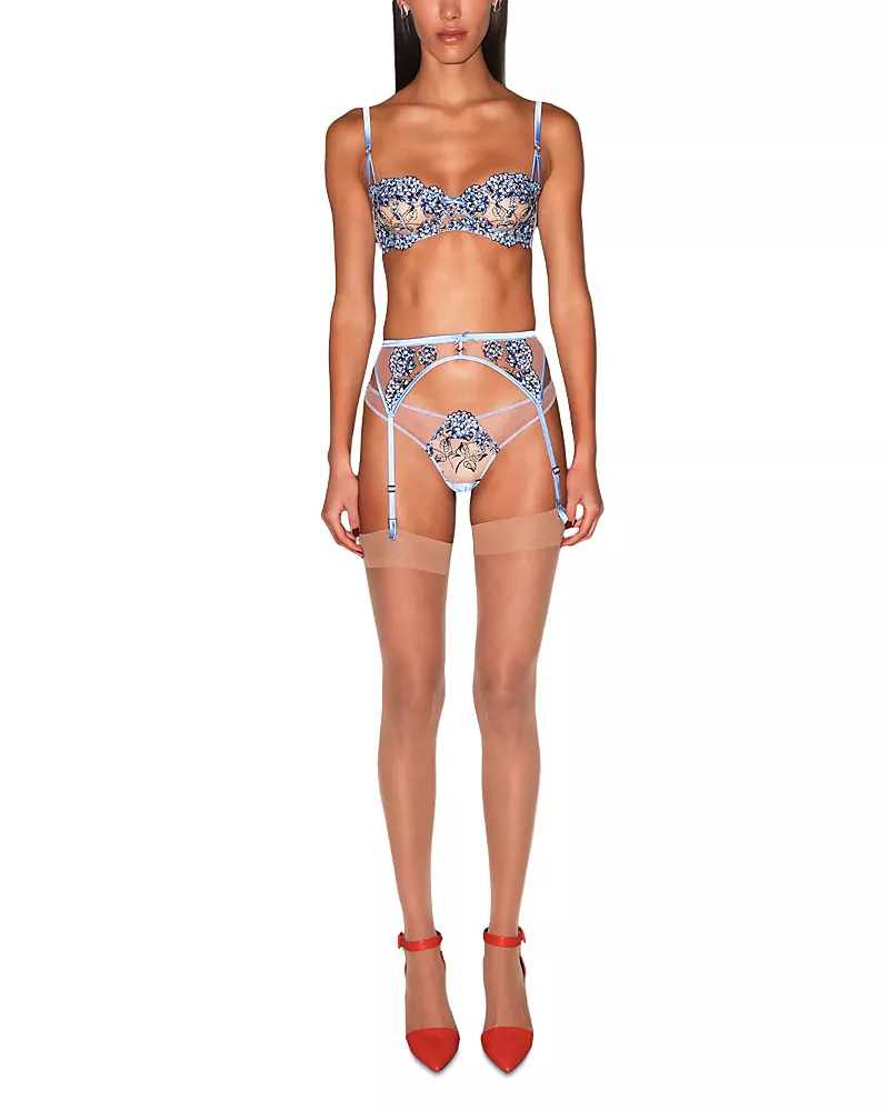 Fleur du Mal Hydrangea Cheeky Panty
