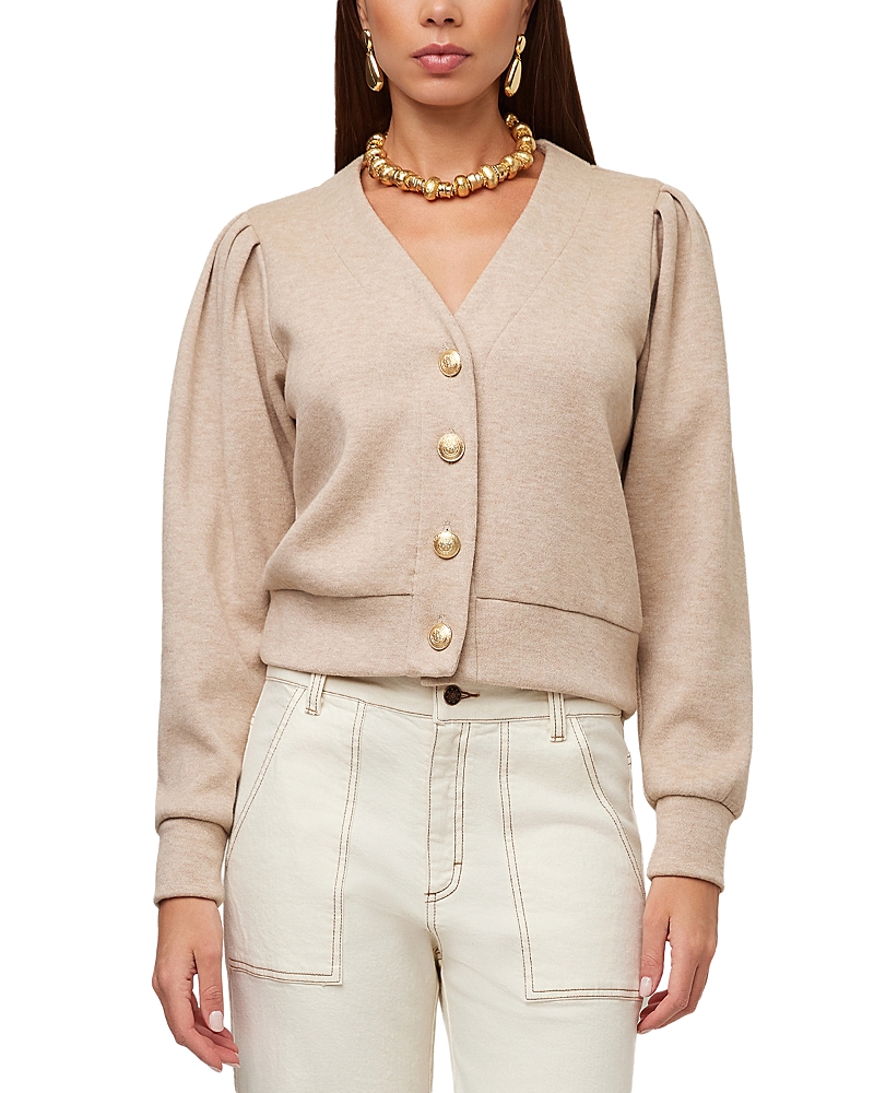 Fifteen Twenty Madeline Pleated Shoulder Cardigan
