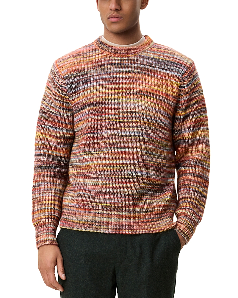Les Deux Space Rib Crewneck Knit Sweater