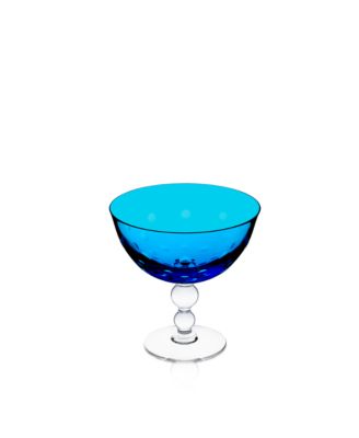 Bubbles Sky Blue Footed Cup