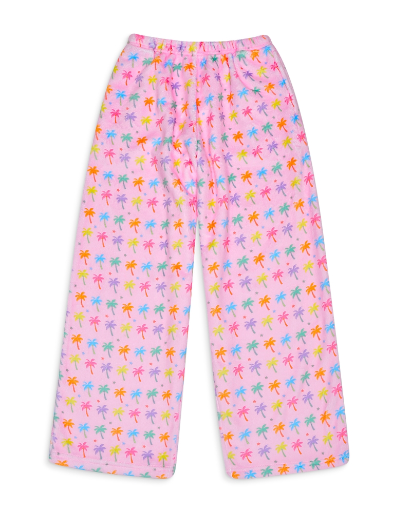 Iscream Girls' Palm Paradise Plush Pants - Little Kid, Big Kid