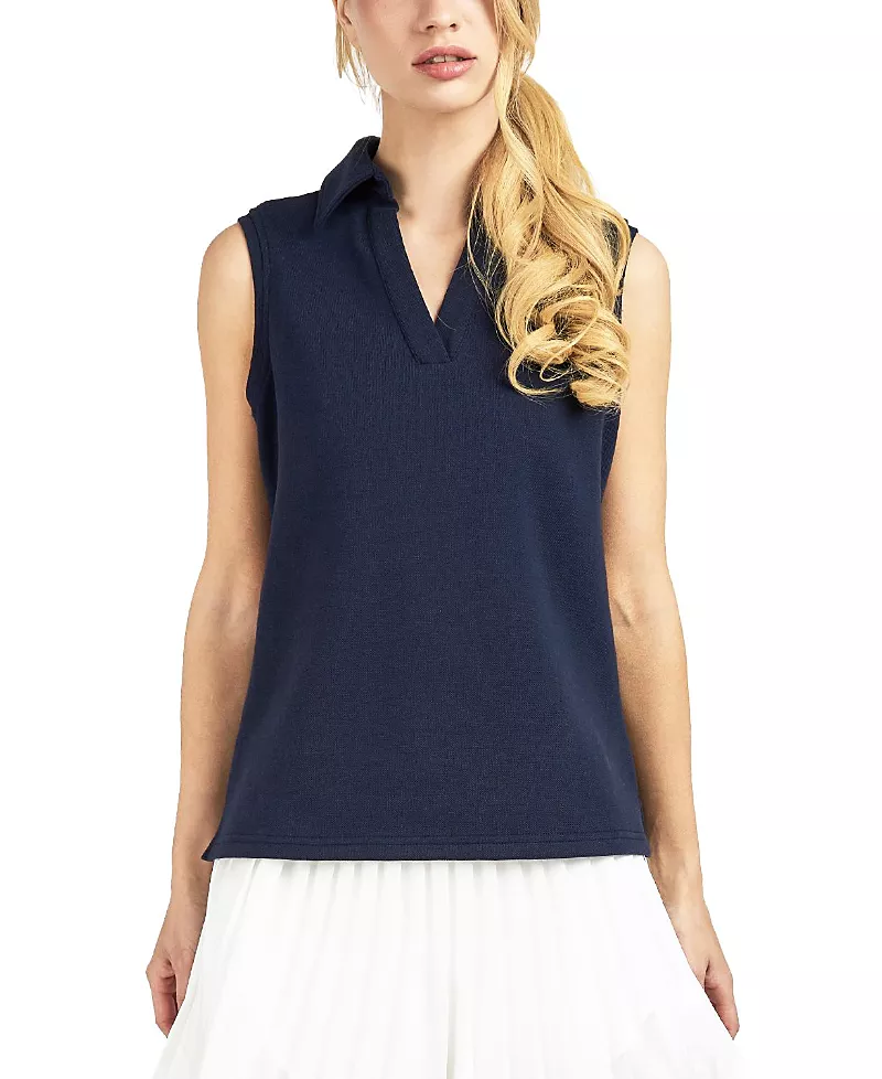 Elle Collection Women's Sleeveless Polo