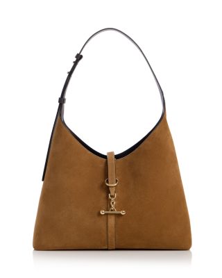 Strathberry Kite Maxi Suede Hobo Bag
