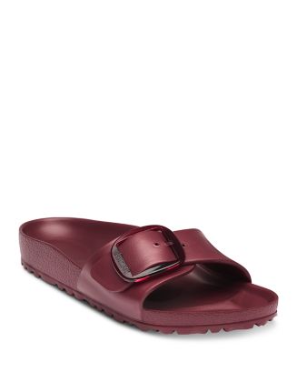 Birkenstock Women's Madrid Big Buckle Slides | Bloomingdale's Shoes