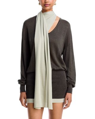 Elar Linen Blend Mini Dress