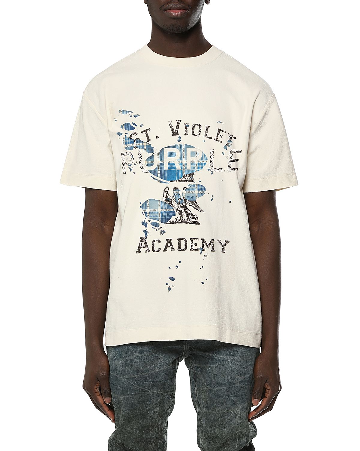 Purple Brand St. Violet Academy Cotton Logo T-Shirt