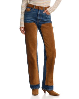 Dylan High Rise Straight Jeans in Equinox Blue