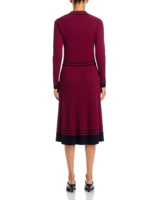 Color Blocked Polo Midi Dress - thumbnail 9