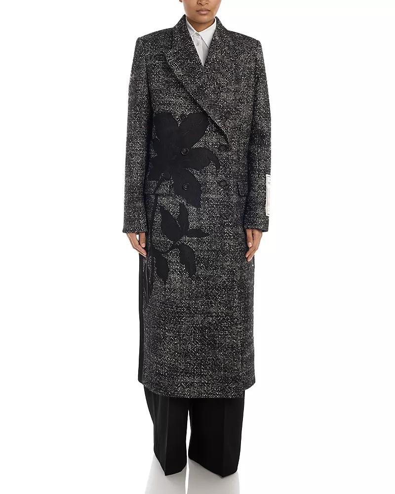 Erdem Wool Blend Tailored Coat