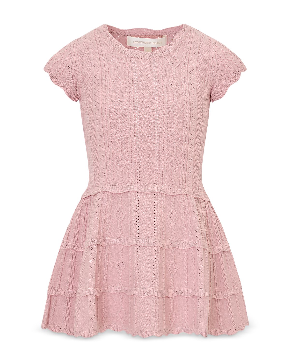 LoveShackFancy Girls' Reigh Tween Tiered Dress - Big Kid