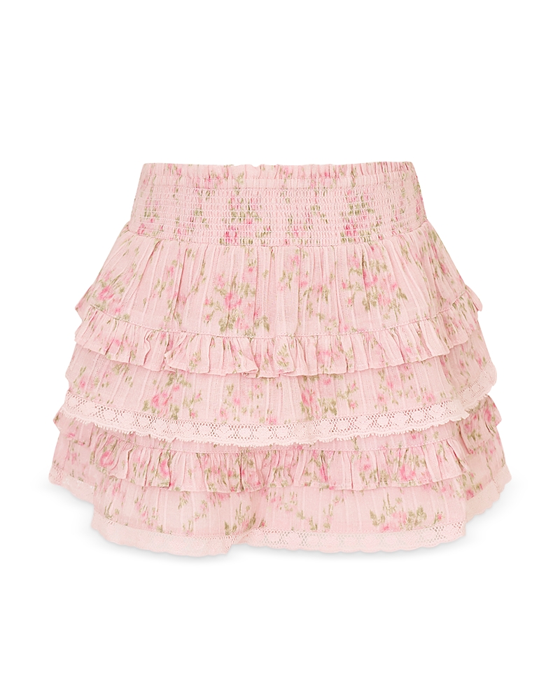 LoveShackFancy Girls' Billie Tween Ruffled Skirt - Big Kid
