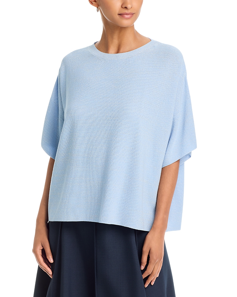 Fabiana Filippi Cotton Blend Oversized Tee Sweater