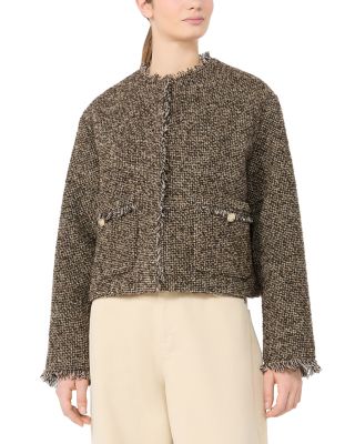 Wkdvento Boucl&eacute; Knit Cropped Jacket