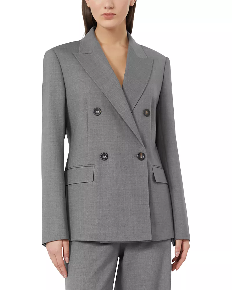 Max Mara Studio Mstgioiosa Wool Blend Blazer
