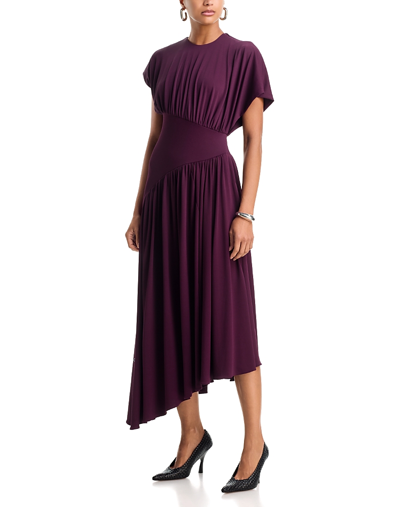 Rabanne Asymmetric Short Sleeve Dress