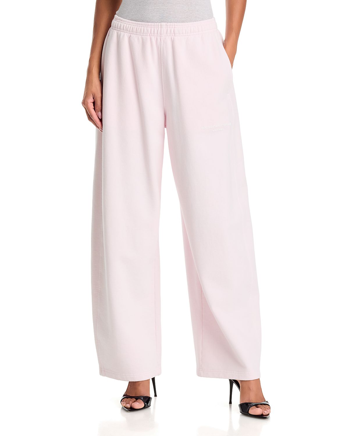 alexanderwang Mid Rise Relaxed Logo Sweatpants