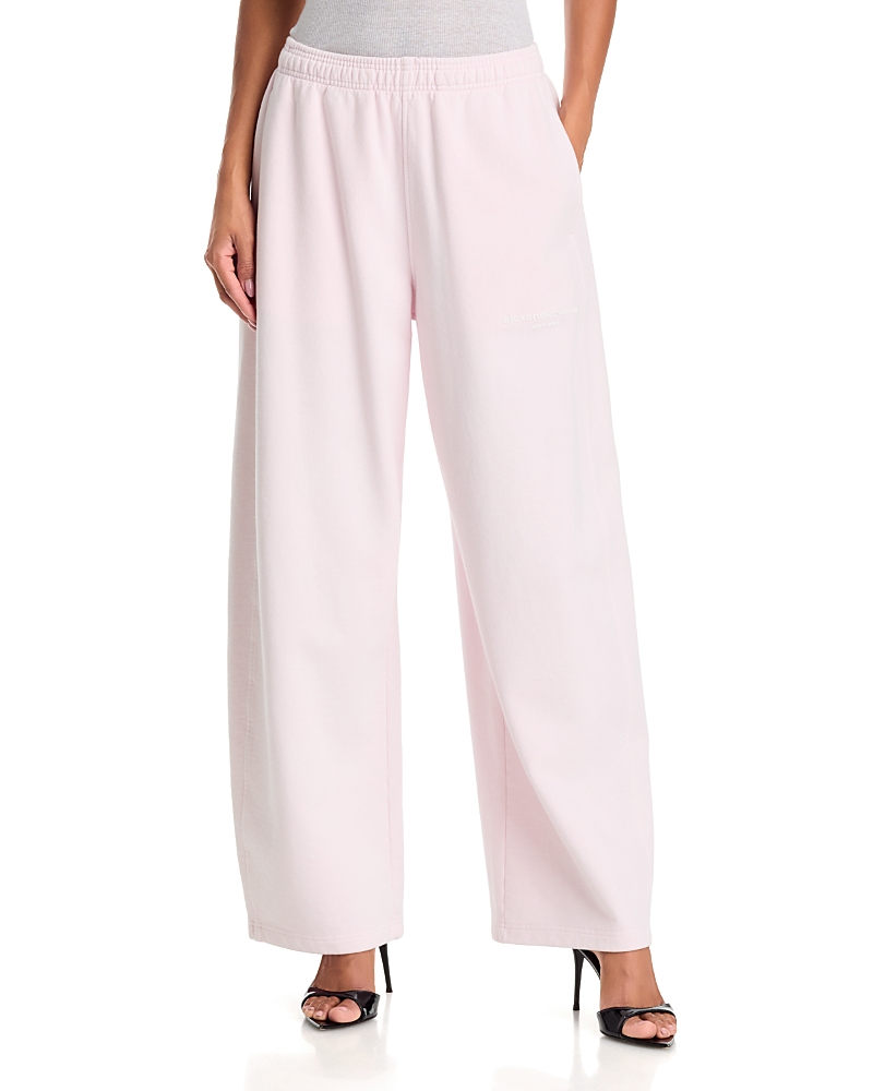 Alexanderwang Mid Rise Relaxed Logo Sweatpants