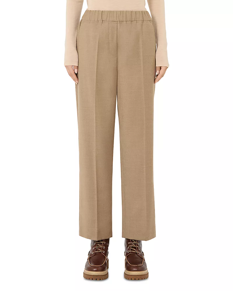 Weekend Max Mara Wkdhateley Stretch Wool Flannel Trousers
