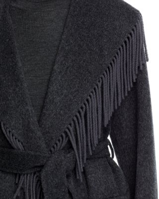 Carrie Fringe Robe Coat - thumbnail 6