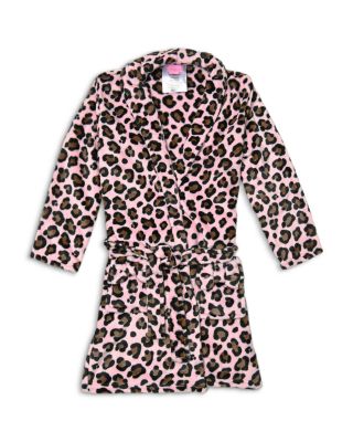 Girls' Leopard Print Cozy Robe - Big Kid