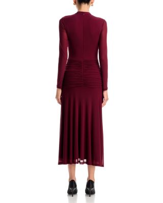 Selene Ruched Long Sleeve Dress - thumbnail 9