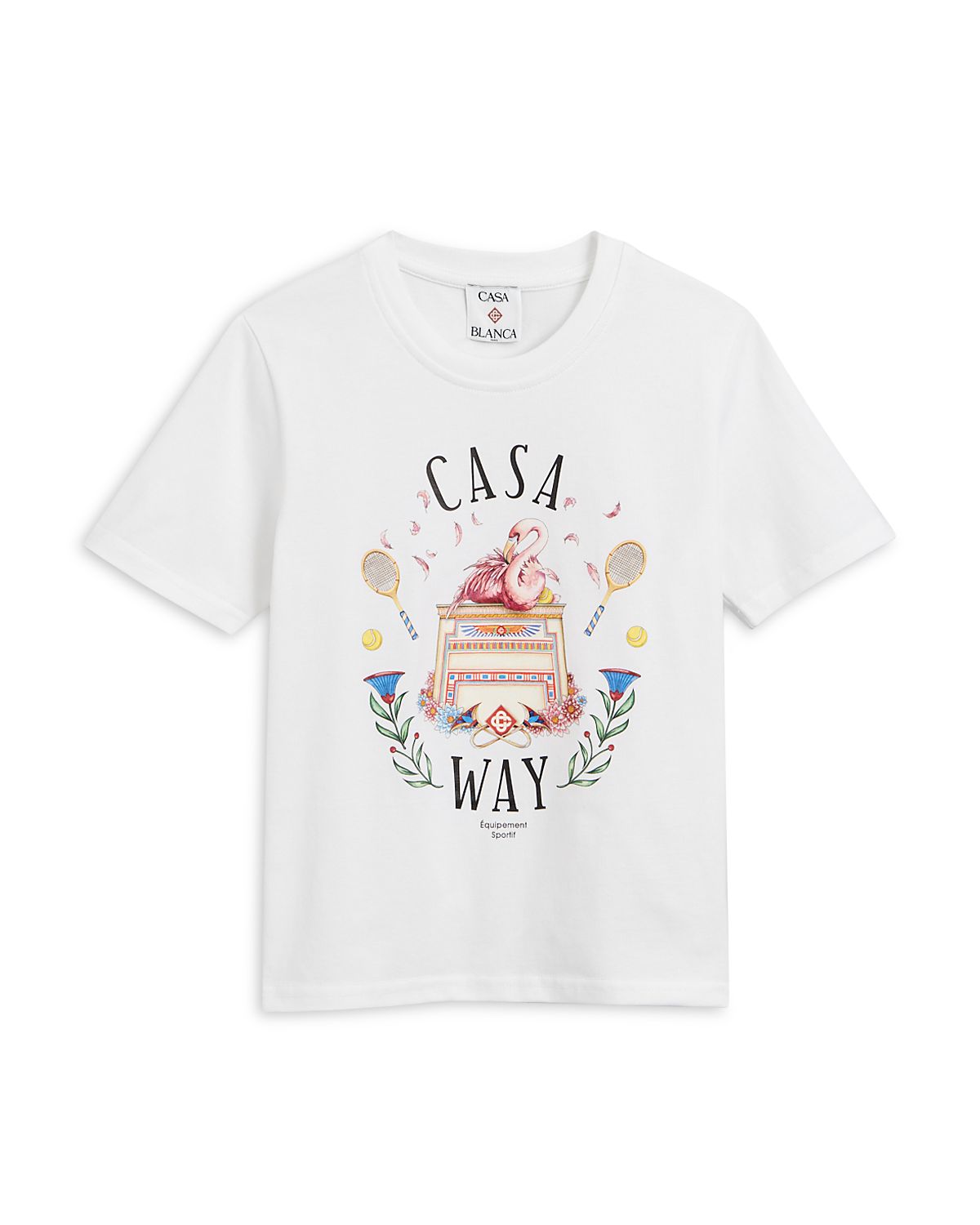 Casablanca Unisex Short Sleeve Cotton Tee - Little Kid, Big Kid