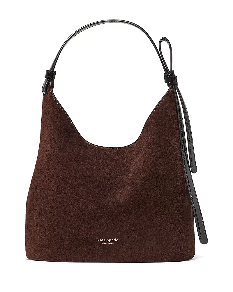 kate spade new york Loop Medium Suede & Crinkle Patent Leather Carryall Bag