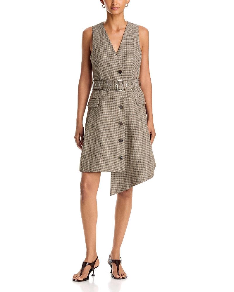 3.1 Phillip Lim Belted Tweed Dress
