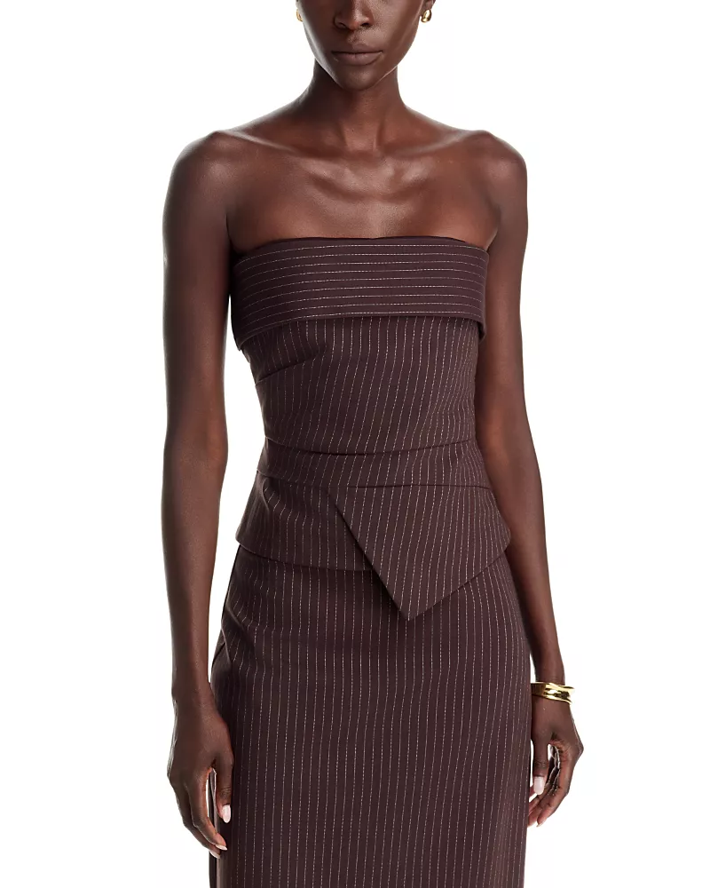 Tanya Taylor Sevyn Strapless Top