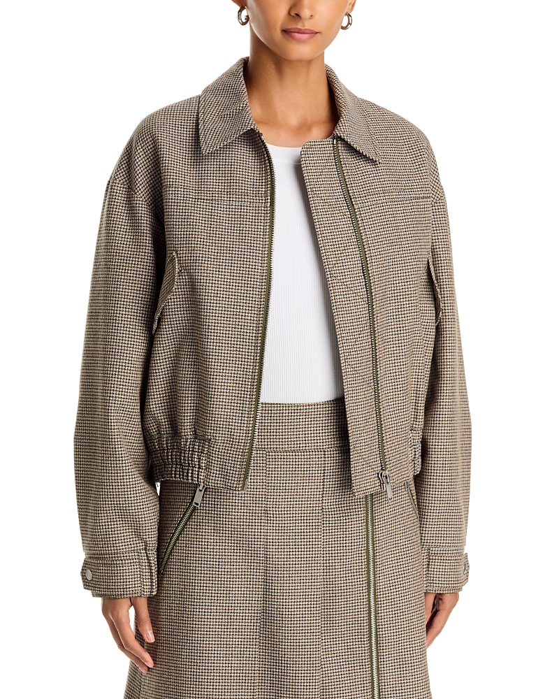 3.1 Phillip Lim Tweed Blouson Bomber Jacket